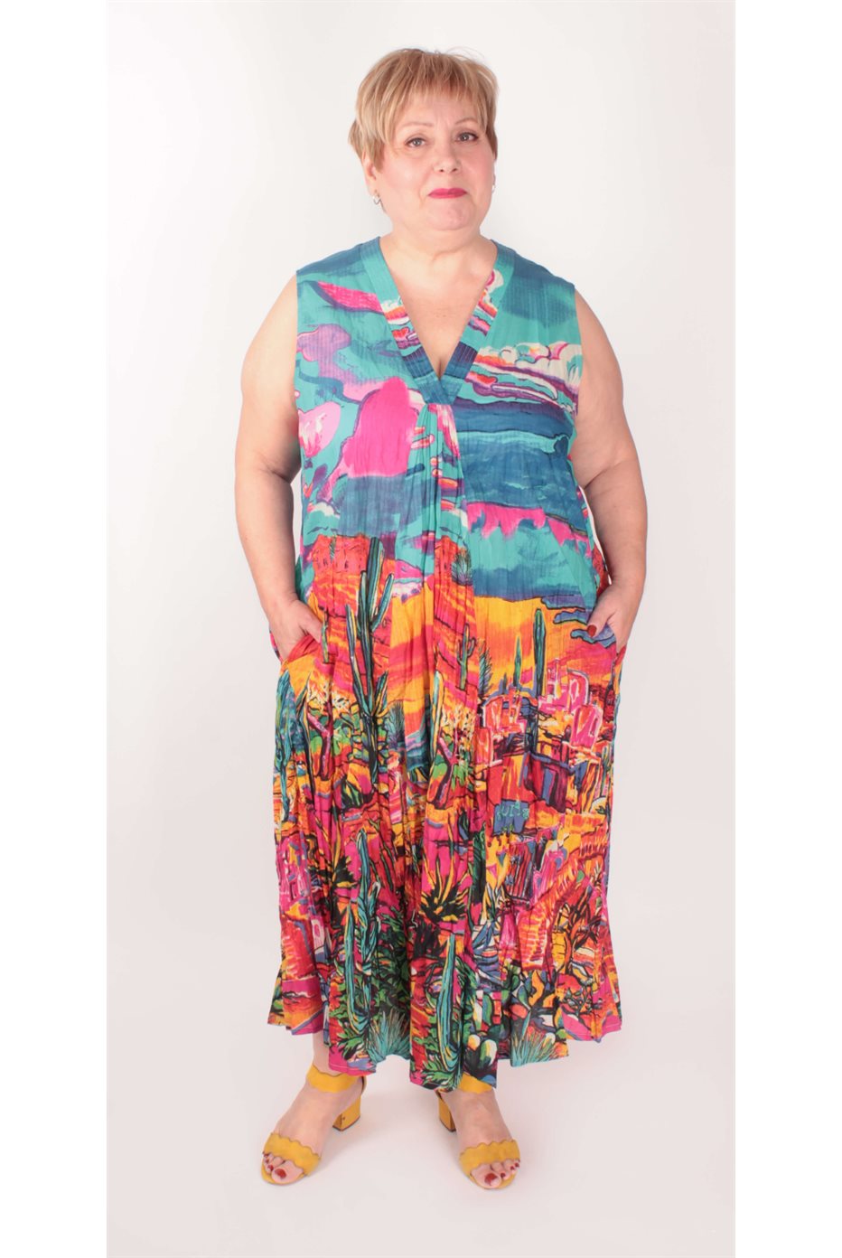 Robe SM Encolure V Ocampo